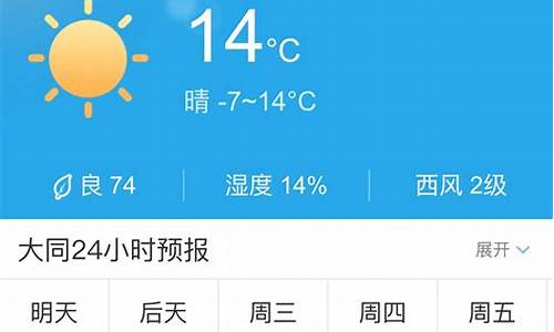 山西明天天气预报