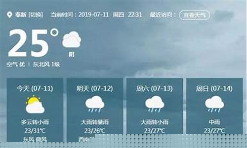 奉新天气预报30天_奉新天气预报30天查询结果