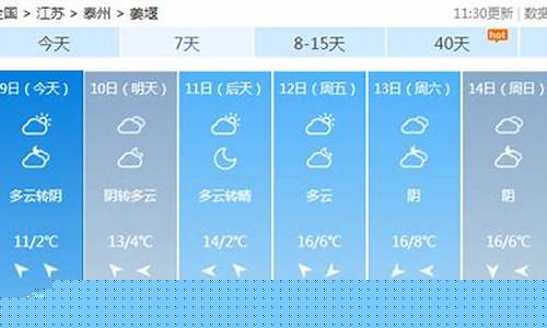 姜堰天气预报30天_姜堰天气预报30天准确